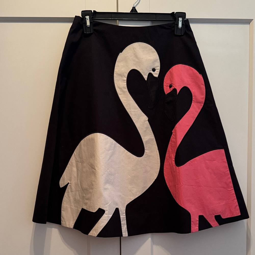 Kate Spade Flamingo Skirt Sz 0